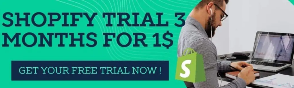 shopify trial 3 months for 1$