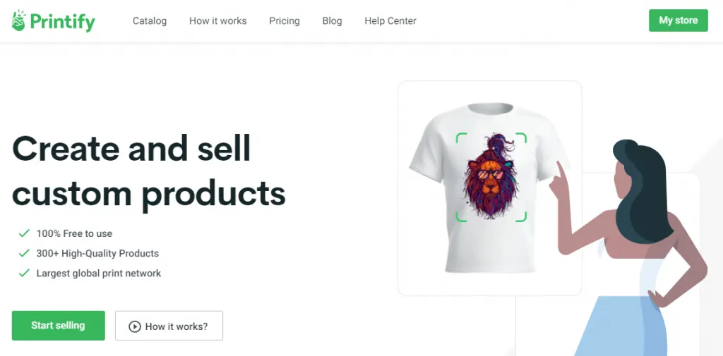Can I sell directly from Printful?