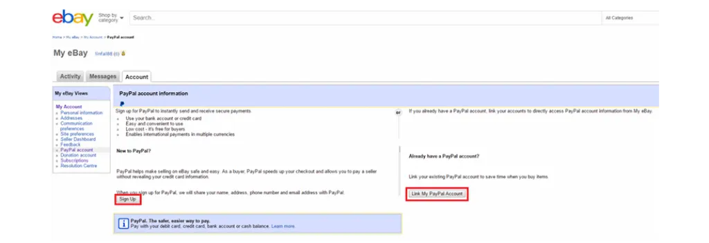 Can I sell on eBay without a bank account?