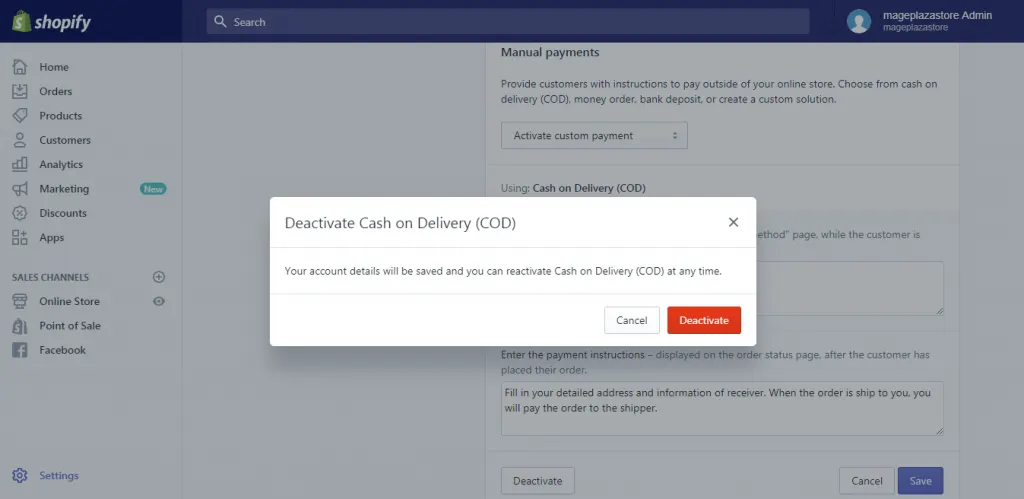 Can you cash out instantly with Shopify?