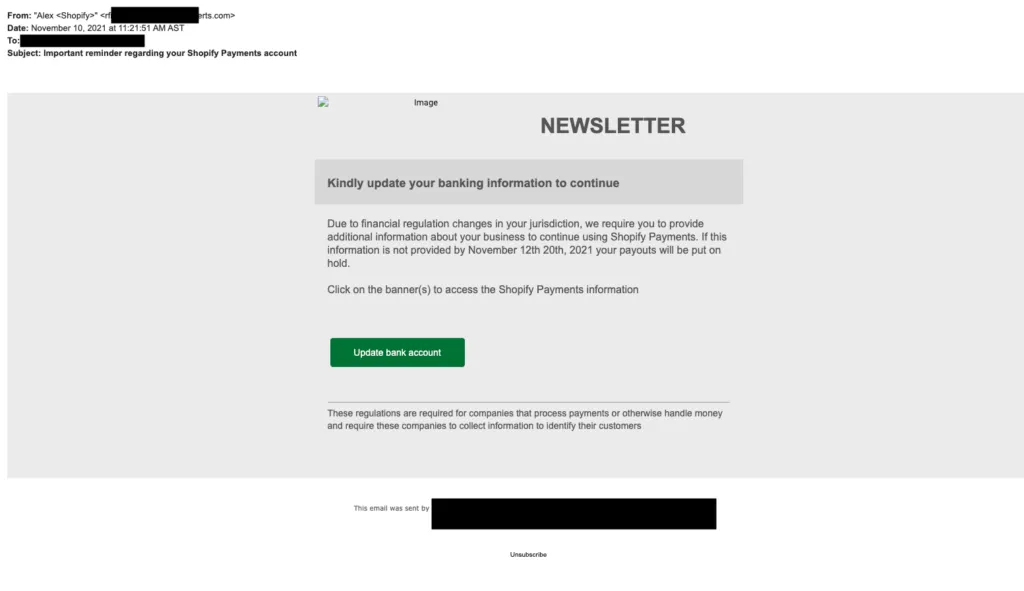 Do you need a bank account for Shopify?