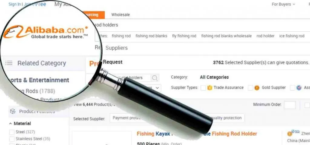 Does Alibaba have their own products?