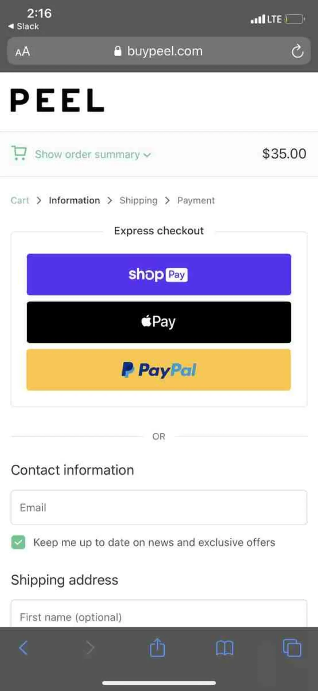 How do I cancel my Shopify Pay code?