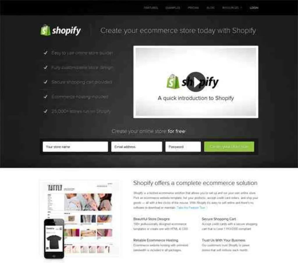 How does Shopify earn money?
