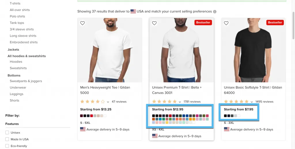 How long does it take Etsy to send to Printful?