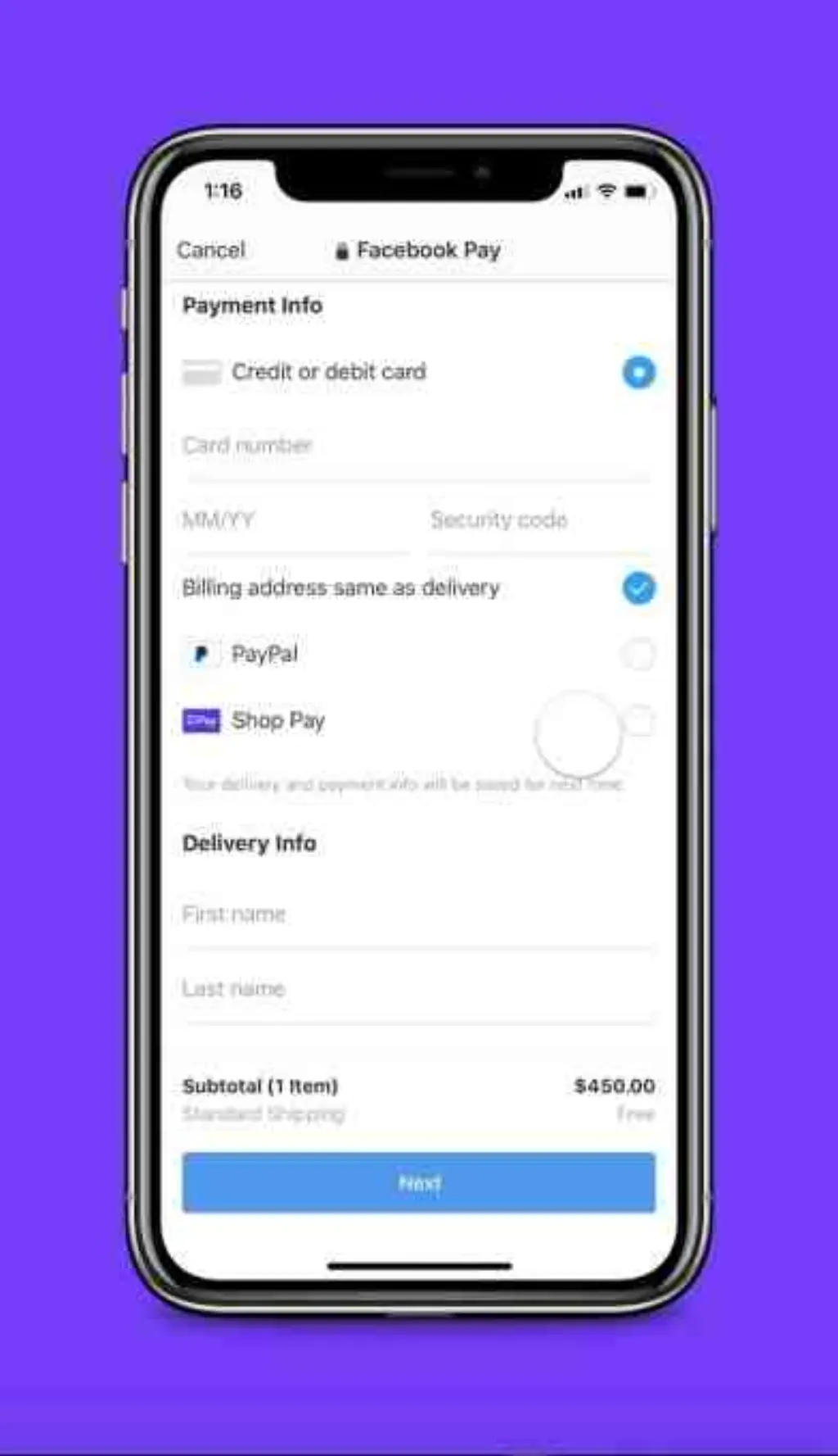 What happens if you miss a payment with shop pay?