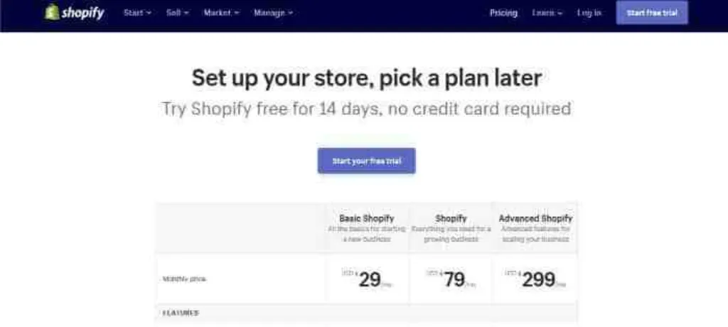 What percentage does Shopify take? [year]